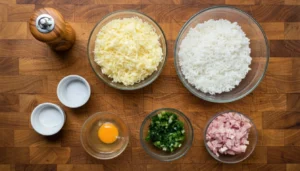 Bolinho de arroz – Passo 1