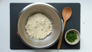 Bolinho de arroz – Passo 3