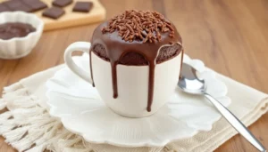 Bolo de caneca de chocolate – Passo 6