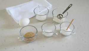 Bolo de caneca de coco fit – Passo 1