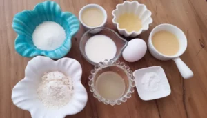 Bolo de caneca de limão – Passo 1