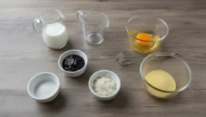 Bolo de caneca fit de fubá com coco – Passo 1