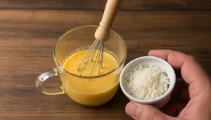 Bolo de caneca fit de fubá com coco – Passo 3