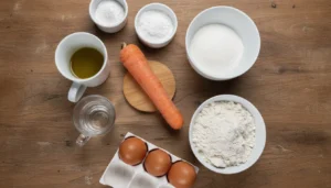 Bolo de cenoura sem cobertura – Passo 1