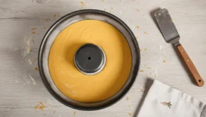 Bolo de cenoura sem cobertura – Passo 5