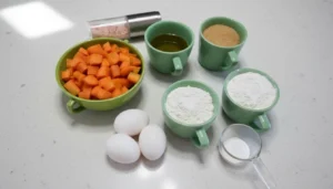 Bolo de cenoura sem glúten – Passo 1