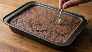 Bolo de chocolate cremoso – Passo 4