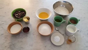 Bolo de chocolate de liquidificador – Passo 1