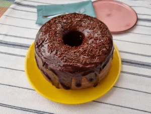 Bolo de chocolate de liquidificador – Passo 10 (original)