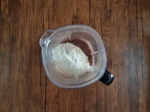 Bolo de chocolate de liquidificador – Passo 4 (original)