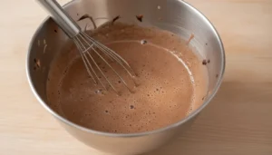 Bolo de chocolate dois amores – Passo 2