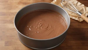 Bolo de chocolate dois amores – Passo 3