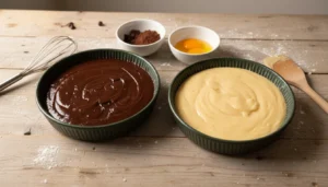 Bolo de chocolate dois amores – Passo 6