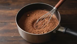 Bolo de chocolate dois amores – Passo 8