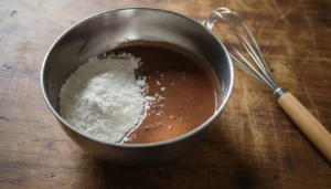 Bolo de chocolate fit – Passo 2