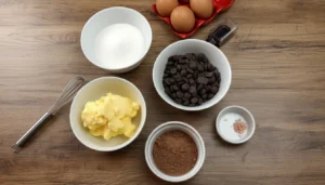 Bolo de chocolate molhadinho – Passo 1