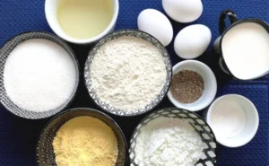 Bolo de fubá com Maizena e erva-doce – Passo 1 (original)