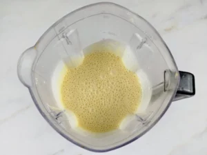 Bolo de fubá com goiabada simples – Passo 3 (original)