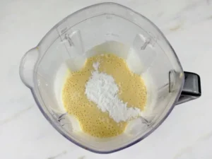 Bolo de fubá com goiabada simples – Passo 4 (original)