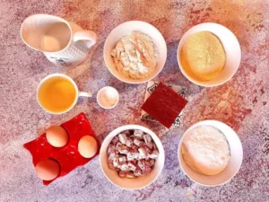 Bolo de fubá com goiabada – Passo 1 (original)