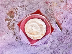 Bolo de fubá com goiabada – Passo 2 (original)