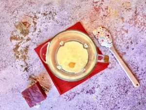 Bolo de fubá com goiabada – Passo 3 (original)