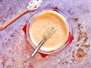 Bolo de fubá com goiabada – Passo 5 (original)