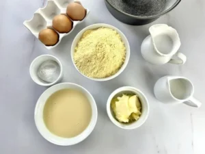 Bolo de fubá com leite de coco – Passo 1 (original)