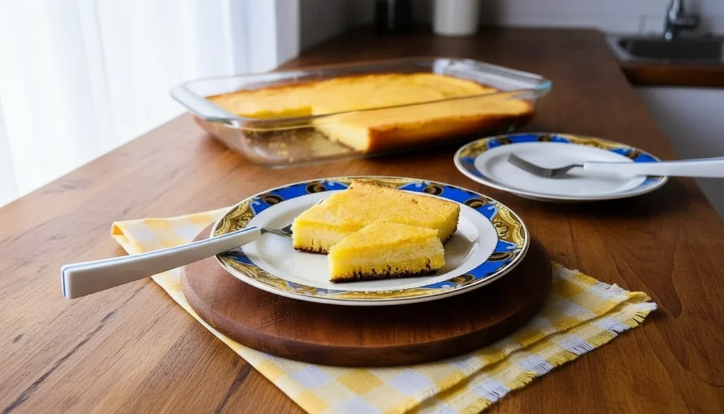 Bolo de fubá cremoso fácil – Destaque