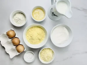 Bolo de fubá cremoso fácil – Passo 1 (original)