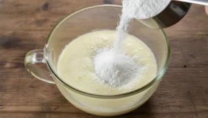 Bolo de fubá cremoso fácil – Passo 3