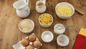 Bolo de milho com farinha de milho – Passo 1