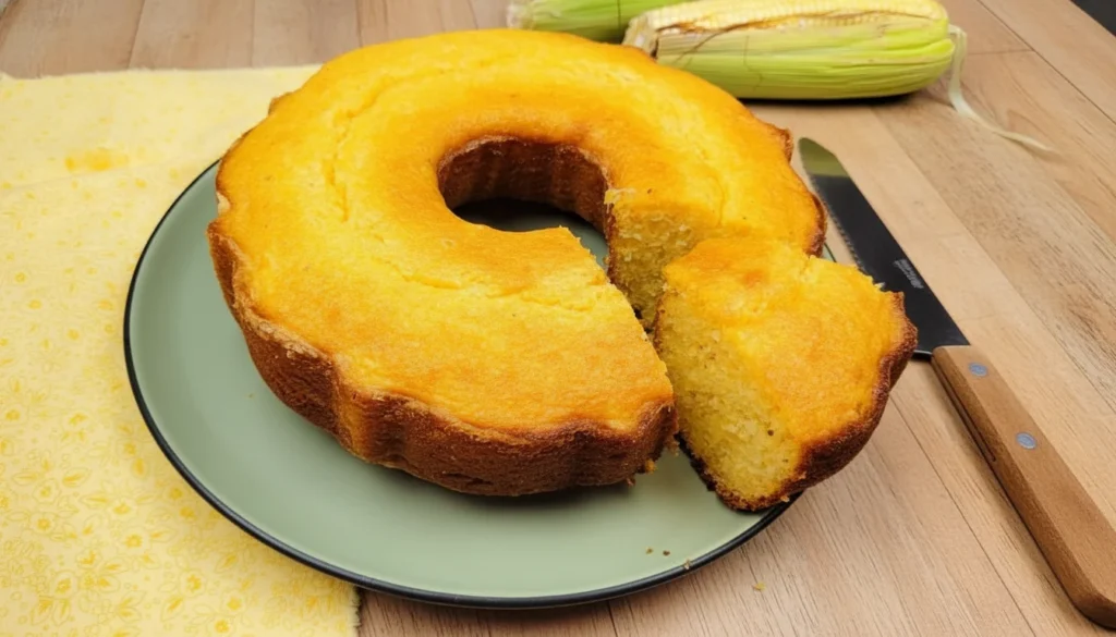 Bolo de milho com flocão – Destaque