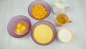 Bolo de milho com flocão – Passo 1