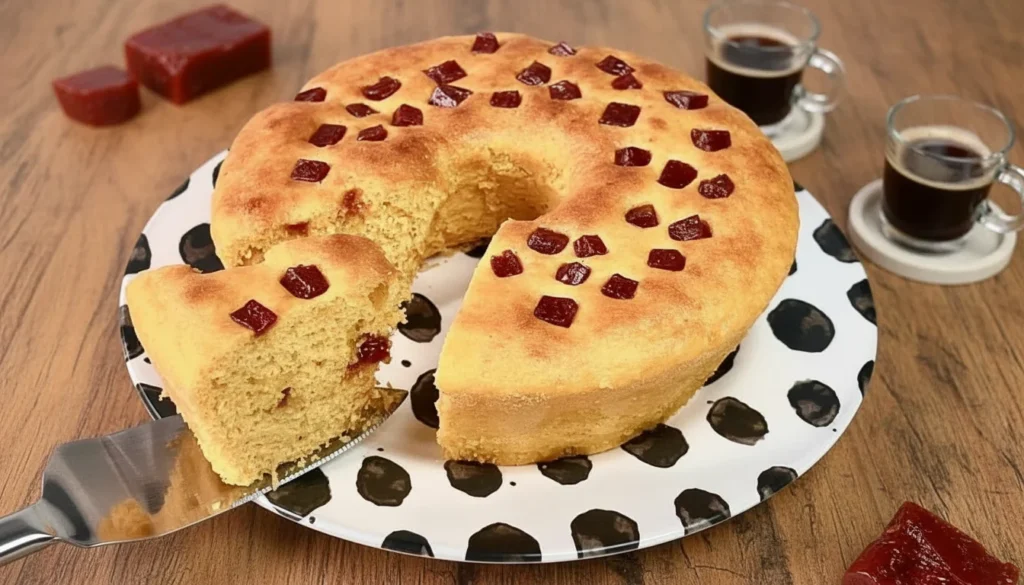 Bolo de milho com goiabada – Destaque