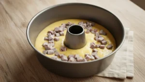 Bolo de milho com goiabada – Passo 4