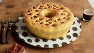 Bolo de milho com goiabada – Passo 7