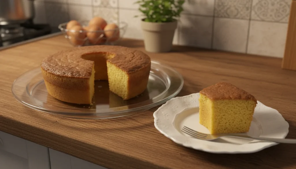 Bolo de milho cremoso fácil – Destaque