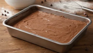 Bolo gelado de chocolate simples – Passo 4