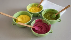 Brigadeiro colorido com corante e leite Ninho – Passo 7