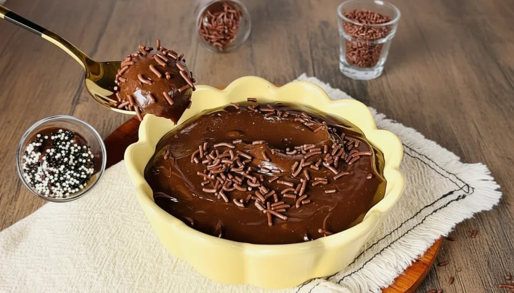 Brigadeiro com creme de leite – Destaque