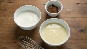 Brigadeiro com creme de leite – Passo 1