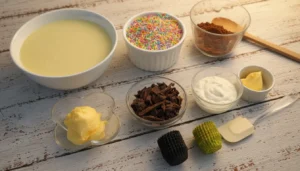 Brigadeiro com granulado colorido – Passo 1