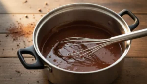 Brigadeiro com granulado colorido – Passo 2