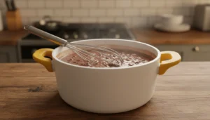 Brigadeiro de cacau sem leite condensado – Passo 3