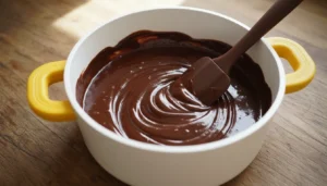 Brigadeiro de cacau sem leite condensado – Passo 4