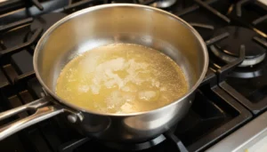 Brigadeiro sem leite condensado com leite em pó – Passo 2