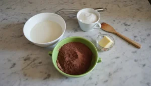 Brigadeiro sem leite condensado – Passo 1
