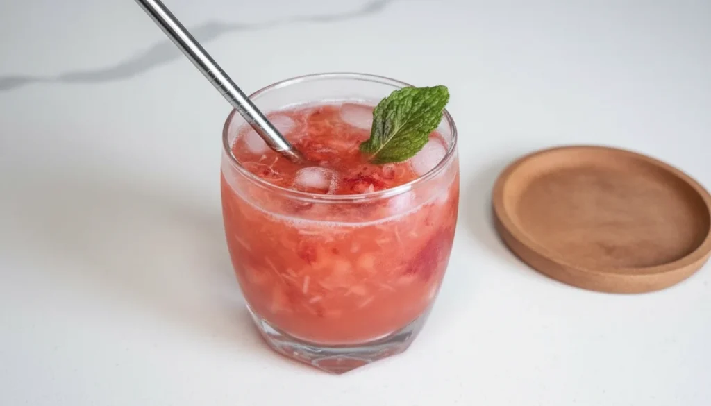 Caipirinha de morango simples – Destaque