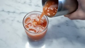 Caipirinha de morango simples – Passo 5